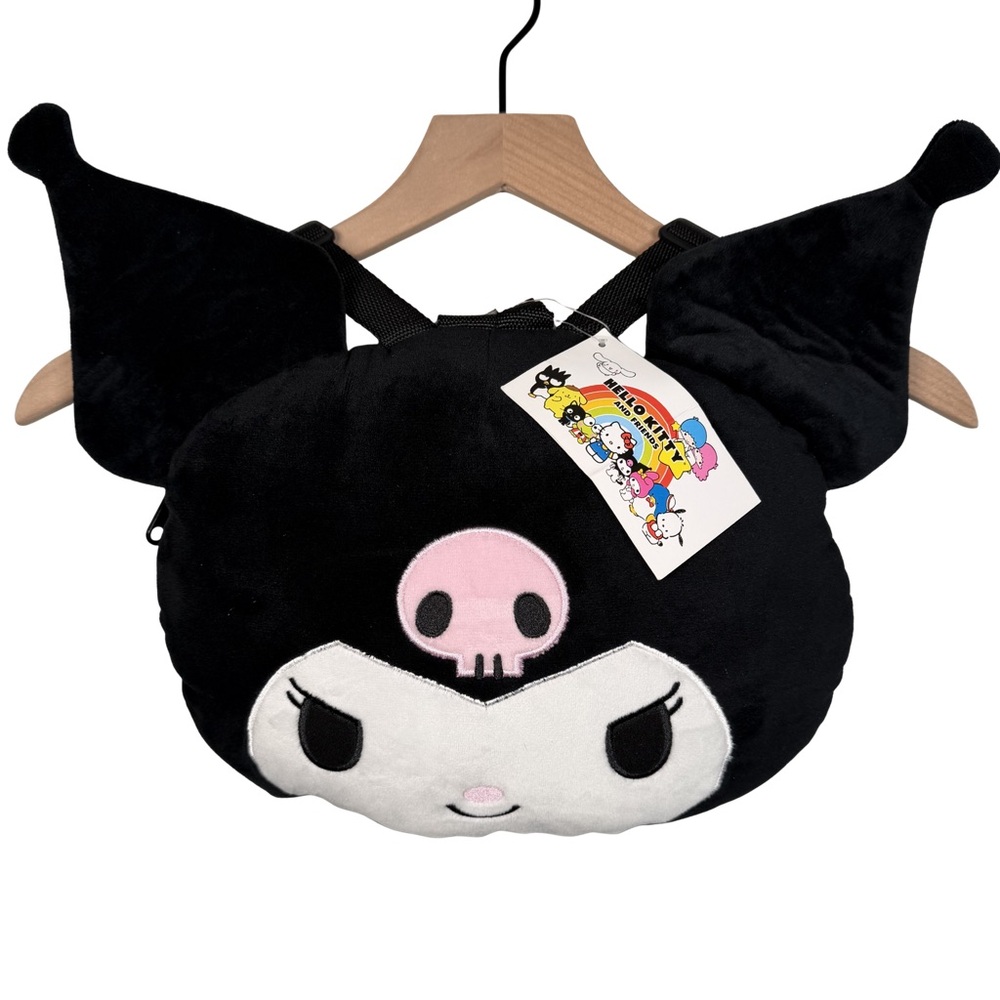 Sanrio Kuromi Plush Head Backpack NWT 12” Hello Kitty & Friends